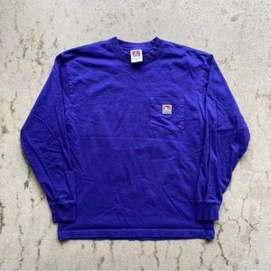 Ben Davis Oversized T-shirt Longsleeve purple size small